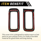Set of 2 Carbon Fiber Air Vent AC Outlet Cover Trim for Ford Maverick (2022–2024)