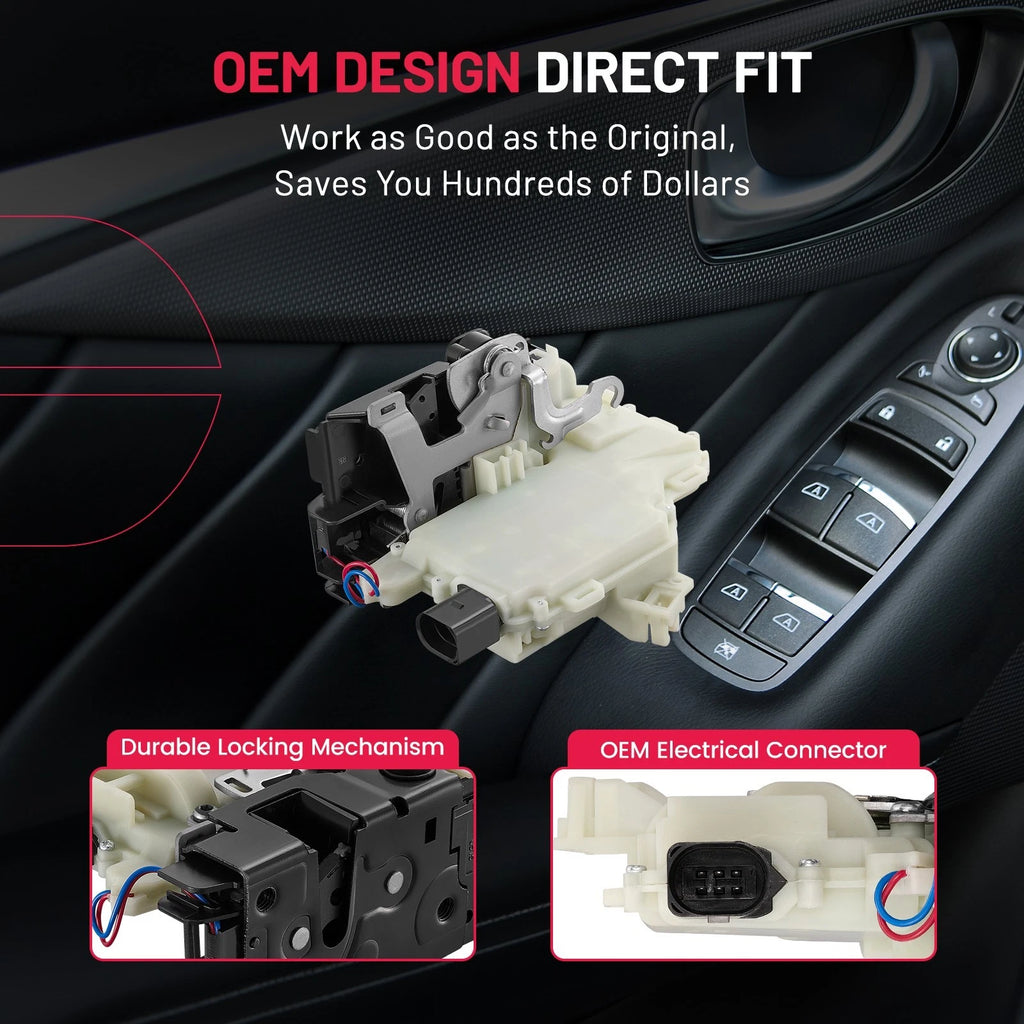 Rear Right Door Lock Actuator for Seat Ibiza 1.8L, Leon 2.0L (2005–2008)