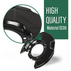 Set of 2 Front Brake Dust Shields for Toyota 4Runner Tacoma (1995–2004)