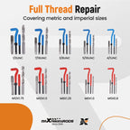 Helicoil Thread Repair Kit for Metric Retrhead M5 M6 M8 M10 (2020–2025)