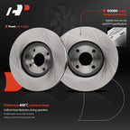 Front Disc Brake Rotors & Pads for Ford EcoSport (2018-2020)