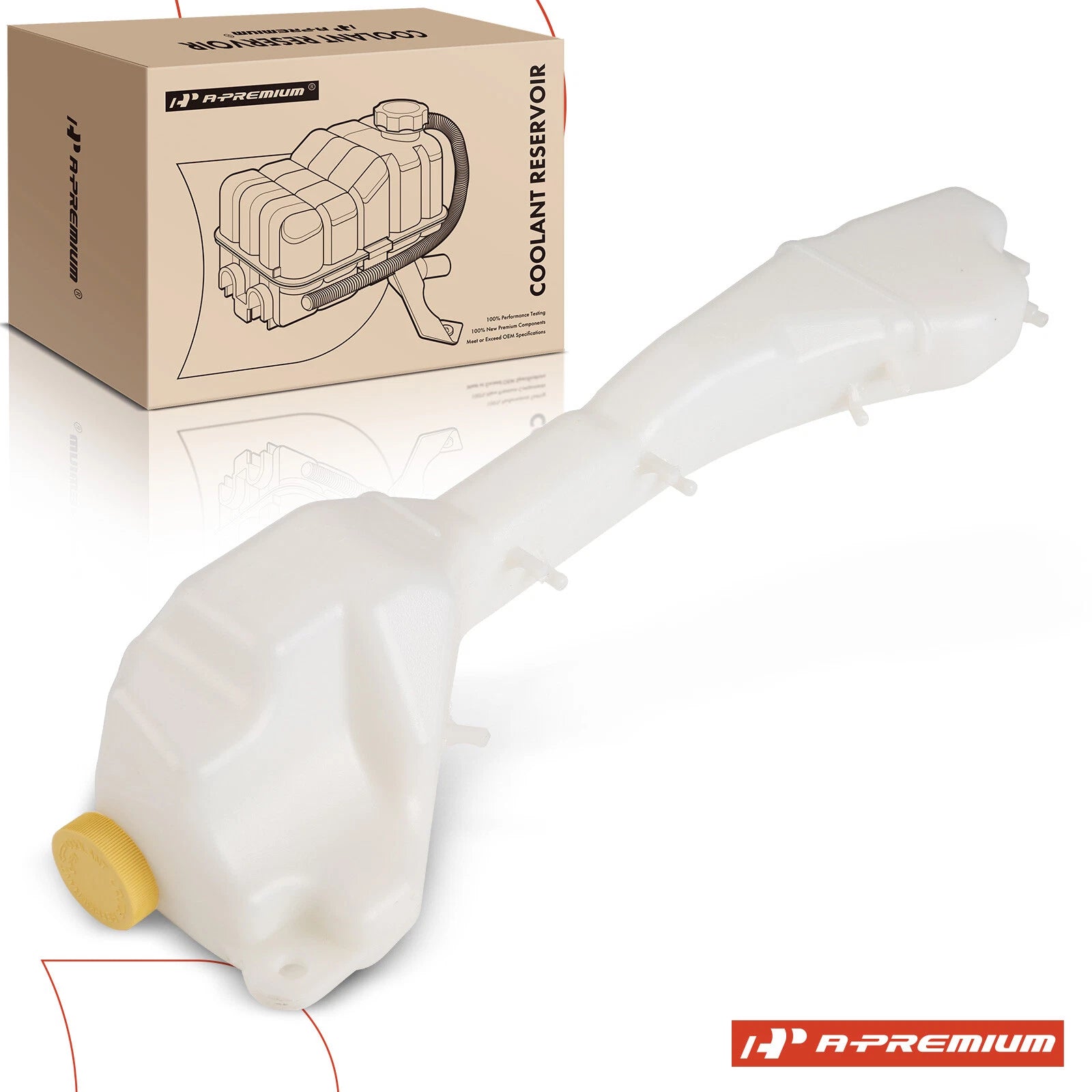 Engine Coolant Expansion Tank with Cap for Honda CR-V (2002–2006)