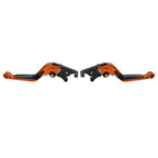 CNC Orange Extendable Brake Clutch Levers for Yamaha TMAX 500 530 560