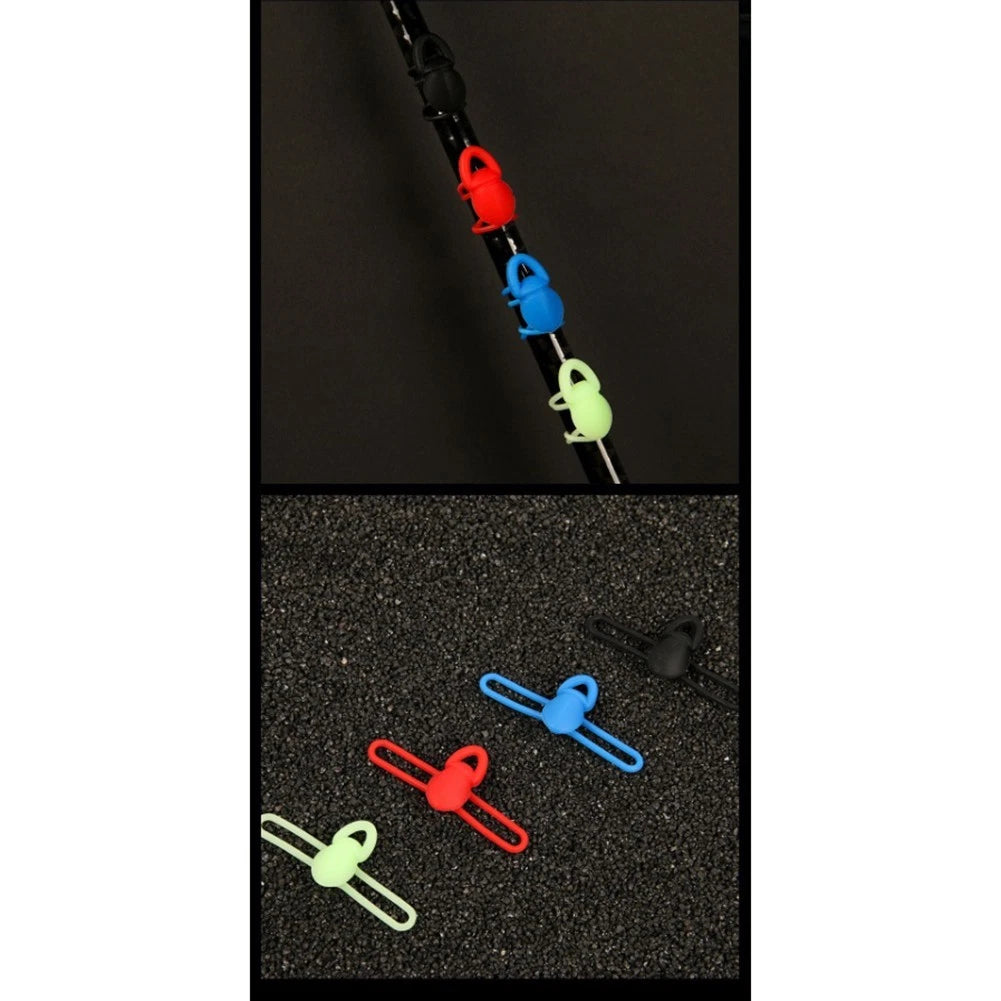 5PCS Silicone Fishing Hook Holders for Organizing Rod Lures