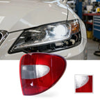 Tail Lamp Driver Side for Chrysler 300C (2005–2008) Black Red Clear