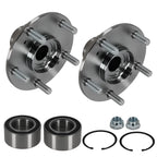 Set of 2 Front Wheel Hub Bearing Assemblies for Acura TSX TL (2004–2008)