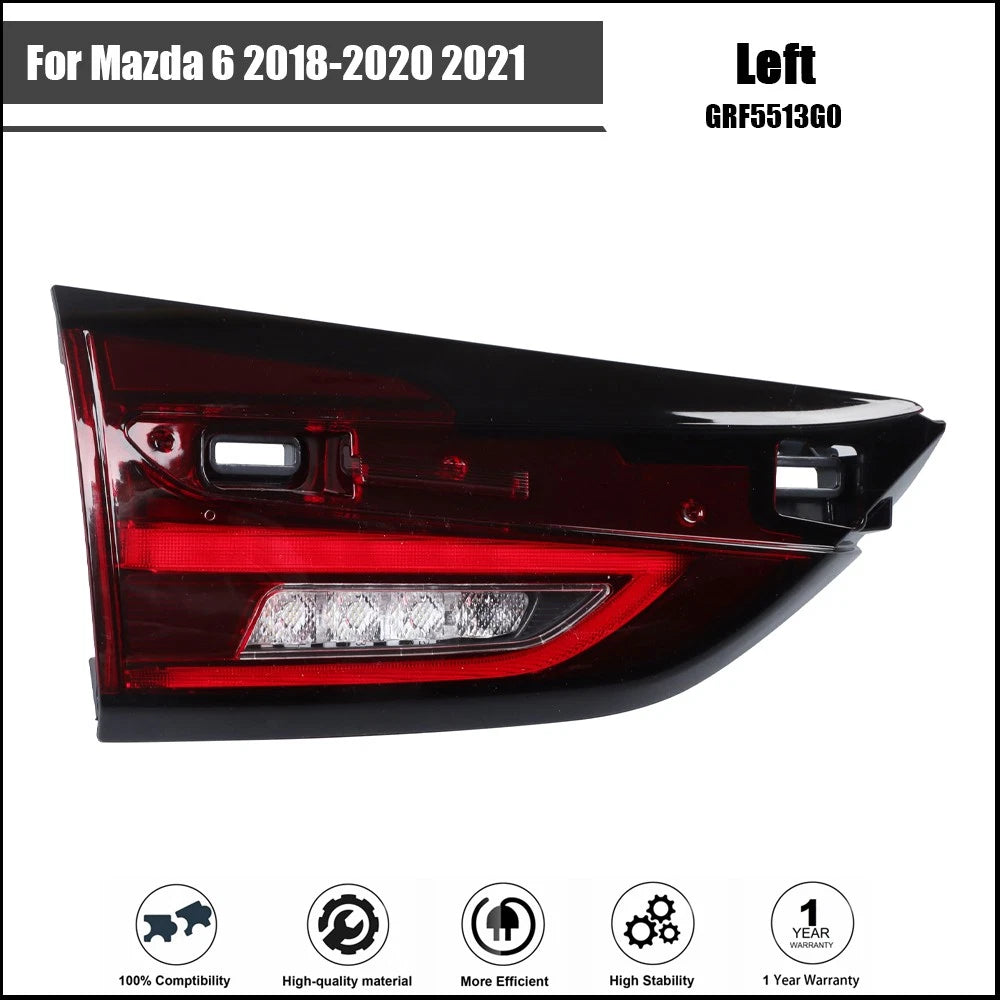 Left Tail Light Assembly for Mazda 6 (2018–2021) LED