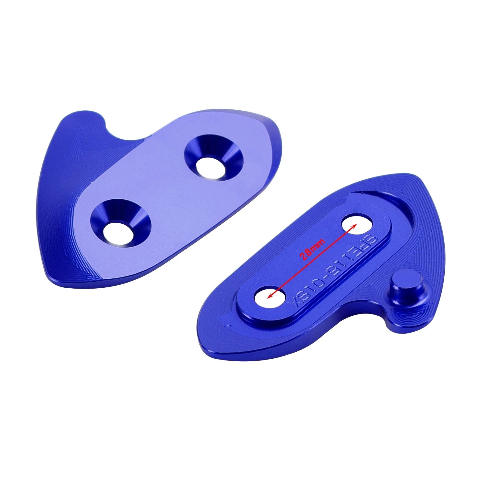 Blue mirror delete blanking block off plates for YZF-R1 YZF-R1M (2015–2019) T9
