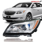 Headlight Assembly for Buick LaCrosse (2014–2016) Halogen with LED DRL Left