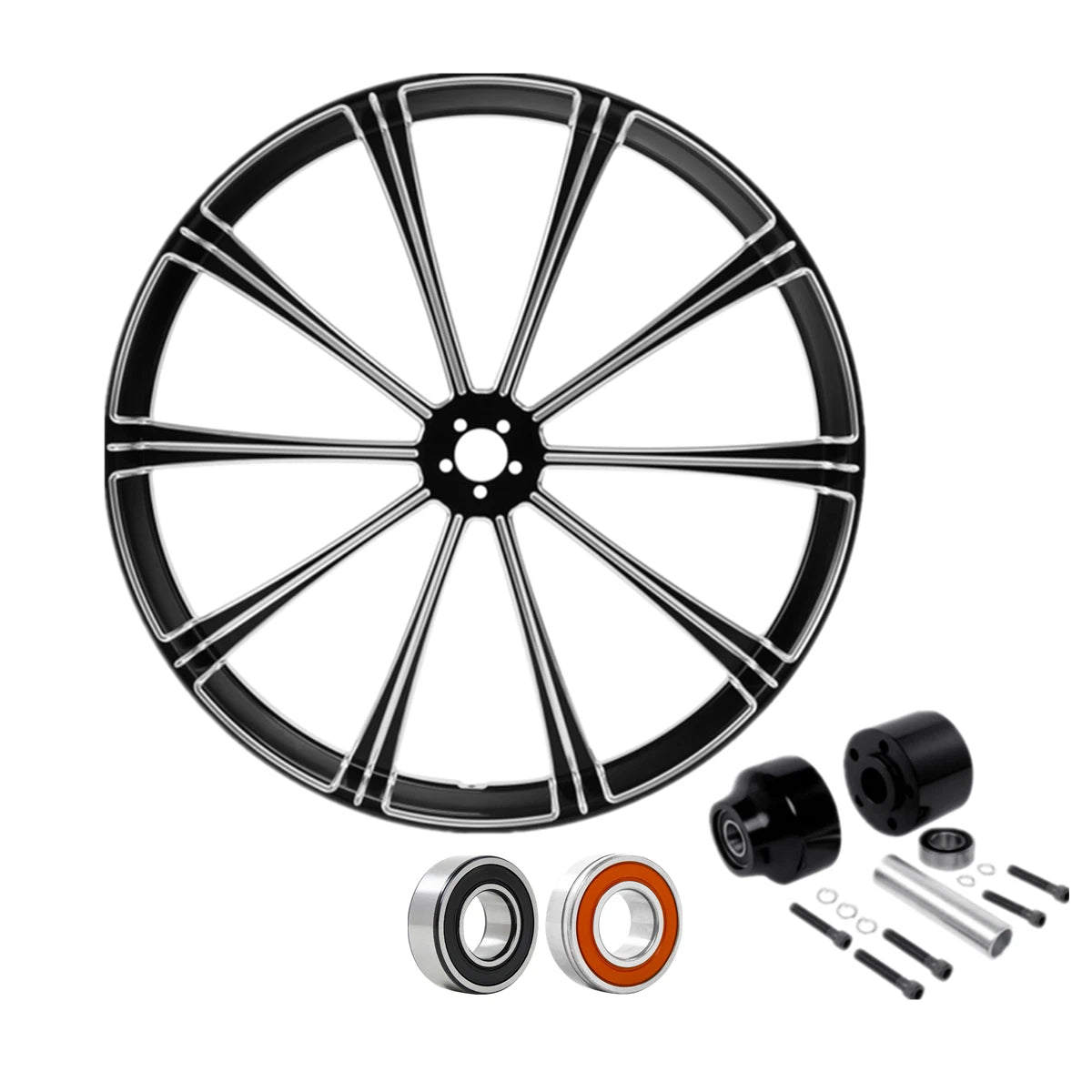 30" Front Wheel Rim for Harley Street Glide (2008–2025) - Single Disc Hub