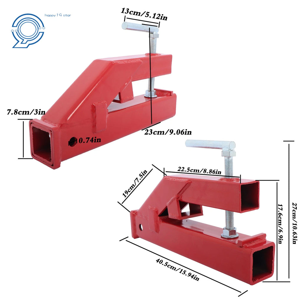 2" Ball Mount Receiver Adapter for Trailer (Universal Fit)