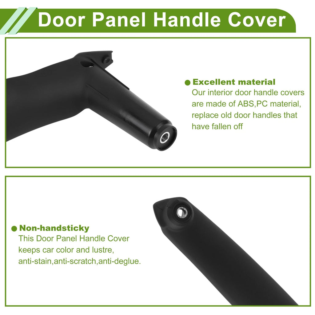 Door Panel Handle Pull Trim Cover for BMW X5 E70 (2008–2013) No. 51416969404 Black