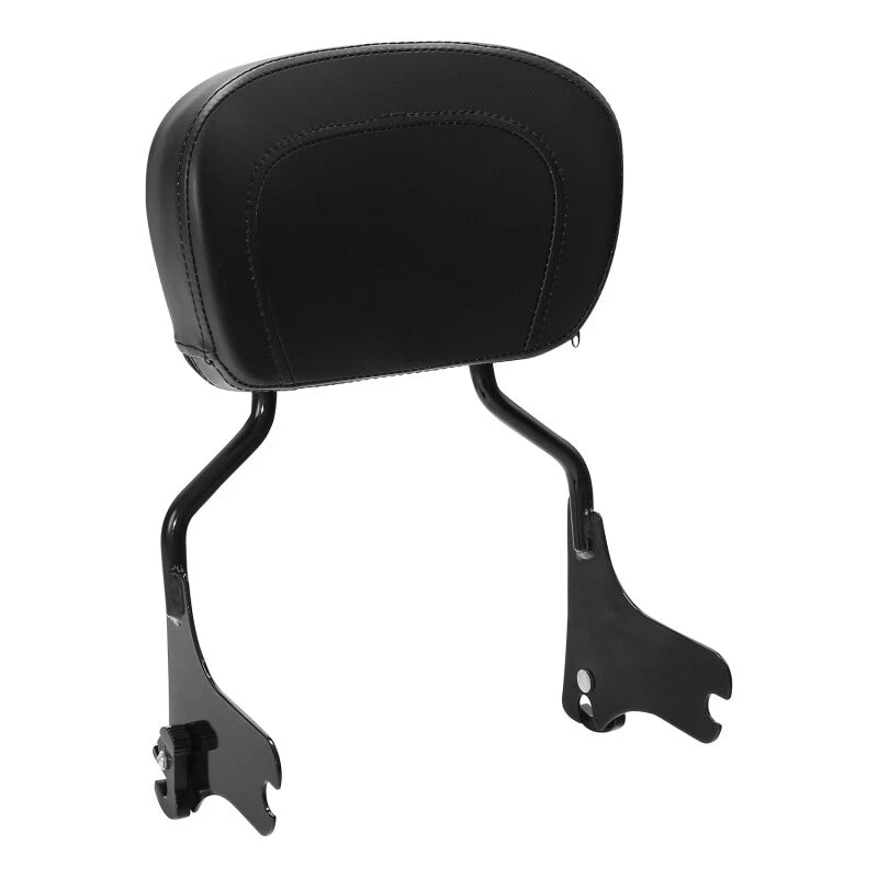 Black Passenger Backrest Pad Sissy Bar for Harley Electra Glide (1997–2008)