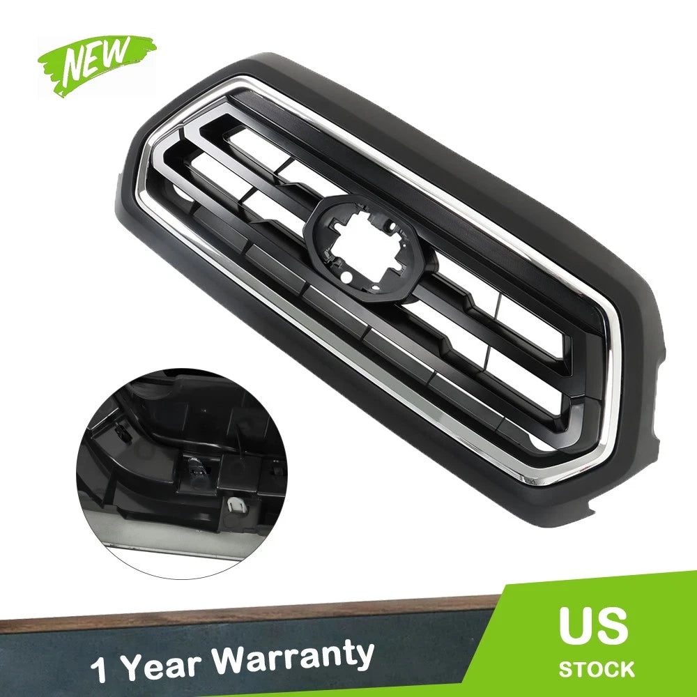 Front Upper Grille for Toyota Tacoma (2018–2022) Matte Black