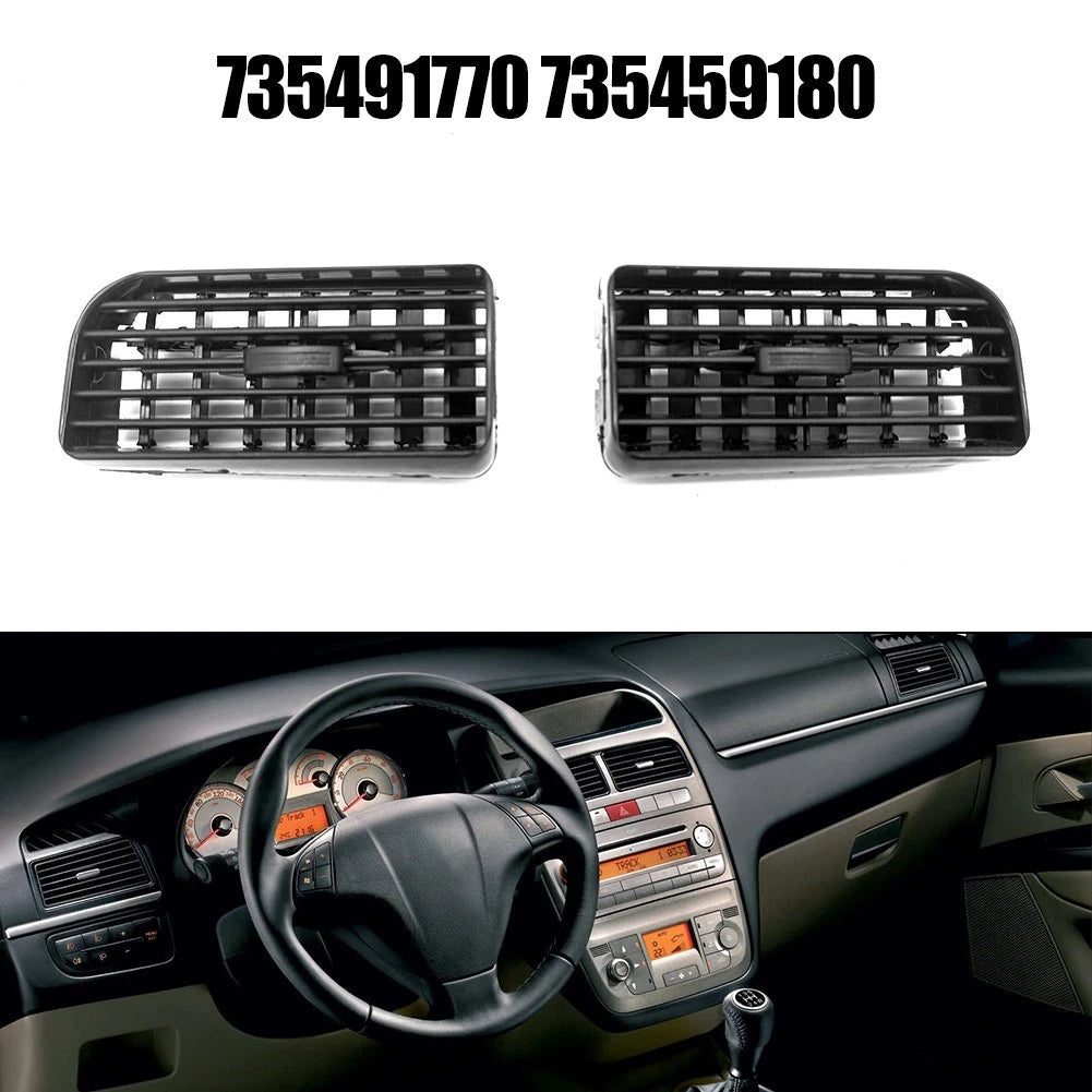 Center Swivel Air Vent Diffuser for Fiat Linea, Grande Punto, Doblo (2007–2019)