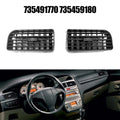 Center Swivel Air Vent Diffuser for Fiat Linea, Grande Punto, Doblo (2007–2019)