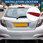 Rear Right Bumper Reflector for Toyota Yaris (2012–2014) Red