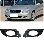 2x Front Bumper Fog Light Cover Bezel for Mercedes Benz CLK W209 (2005–2009)