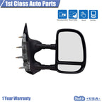 Right Manual Mirror for Ford E-150 E-250 E-350 E-450 E-550 (2003–2016)