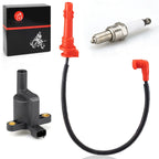 Ignition coil w/ Wire Cap & Spark Plug for Polaris Ranger 570 (2012–2019)
