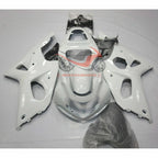 Fairing Kit for Suzuki GSXR1000 (2000–2002) - White ABS Injection Bodywork