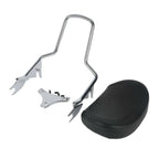 Chrome Sissy Bar Luggage Rack Docking Hardware Kit for Harley Touring (2014–2025)