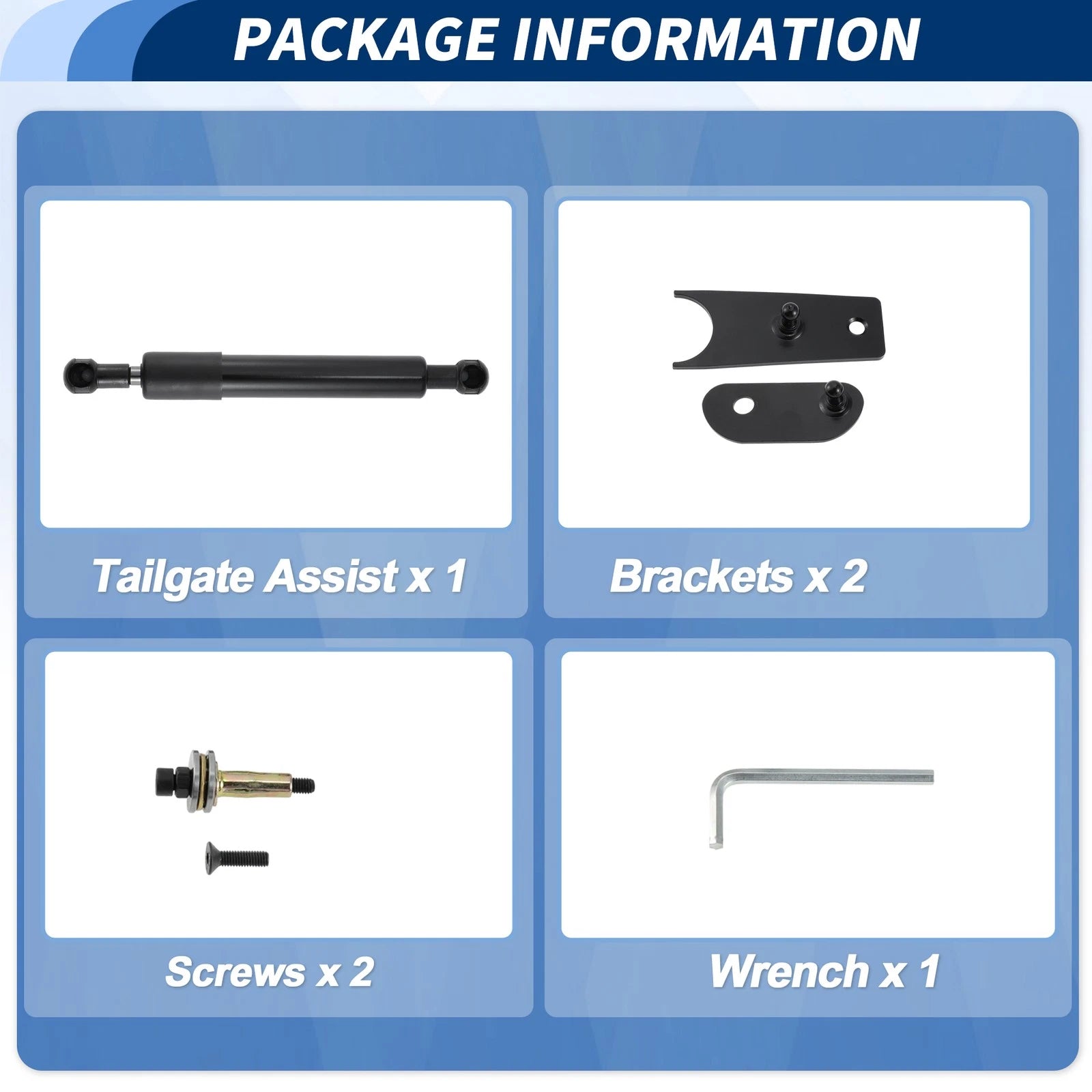 Tailgate Liftgate Assist Kit for Chevrolet Colorado GMC Canyon (2023–2025)