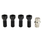 Wheel Locking Bolts LUG NUTS Stainless Steel 1 x Key