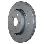 Front & Rear Brake Kit with Drilled Disc Rotors & Akebono Pads for Dodge Jeep