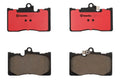 Set of 4 Ceramic Front Disc Brake Pads for Lexus GS350 GS430 GS450h IS250 (2006–2019)