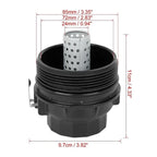 Oil Filter Cap with Seal for 2008-11 Lexus, 2010-14 Toyota FJ Cruiser