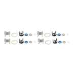 4 x Fuel Injector O-ring Seals for Volkswagen Audi 1.8T 2.0T (2006-2016)
