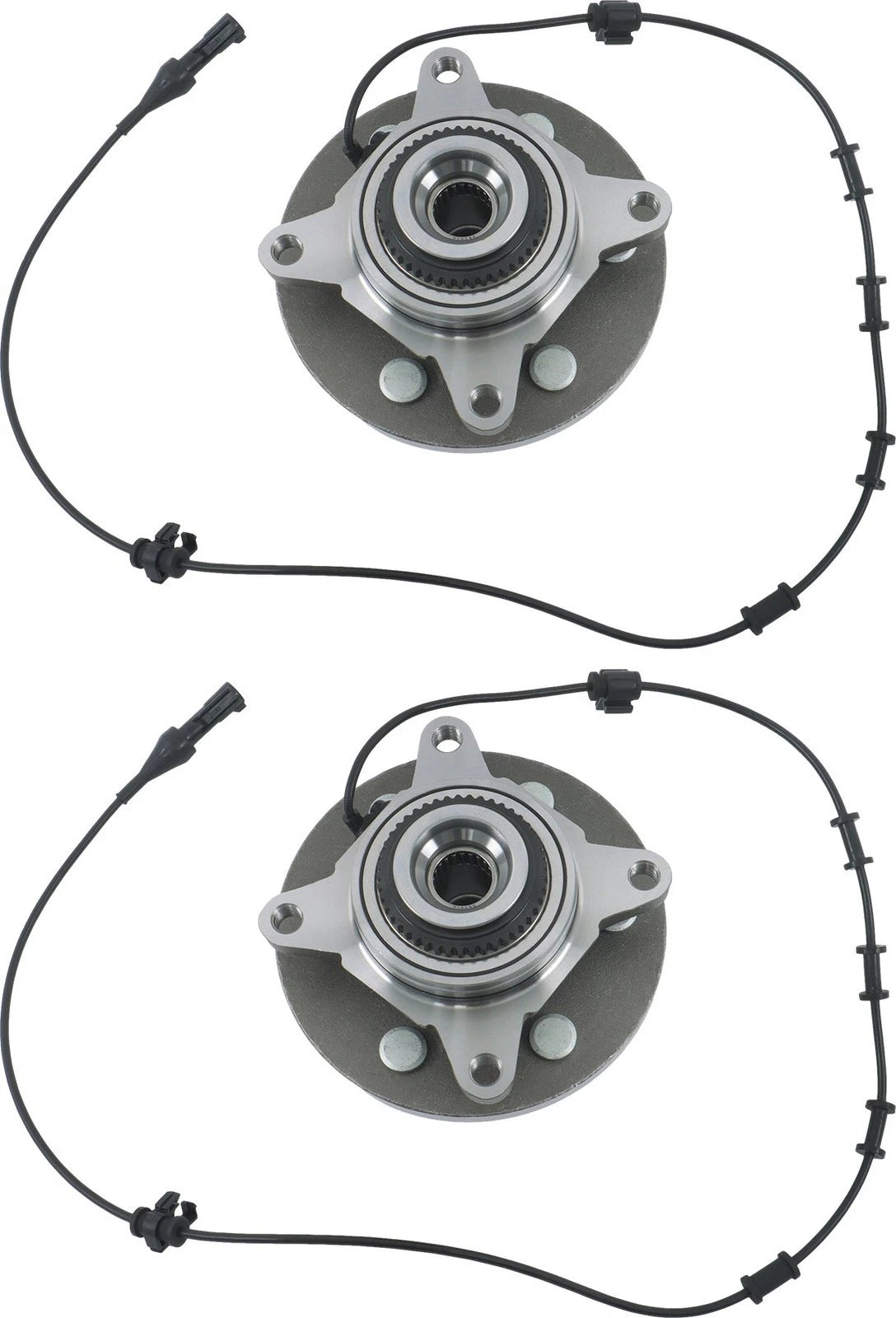 2X Front Wheel Hub Bearings for Ford Expedition Lincoln Navigator (2000–2006) 4WD