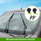 Windshield Washer Nozzle & 2 x Hose Connectors for Honda (2011-2017)