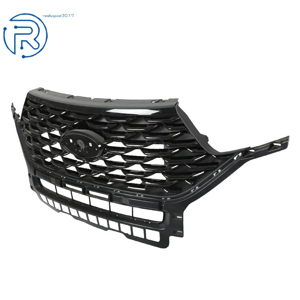 Front Upper Grille for Ford Explorer (2020-2022) Glossy Black