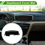 Dashboard Cover for Kia Sportage R (2011–2016) Black Blue