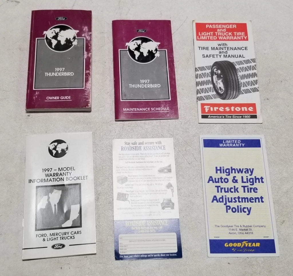 Owners Manual Set for Ford Thunderbird (1997)