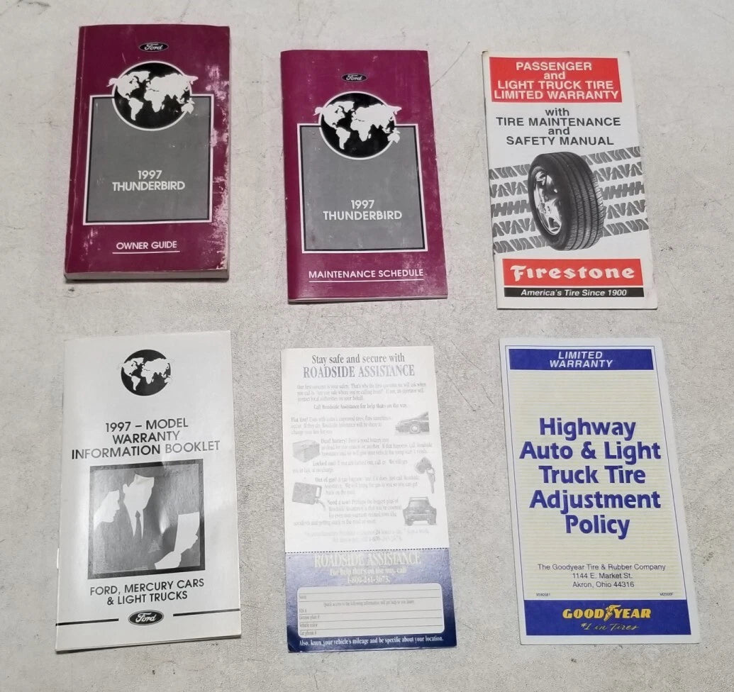 Owners Manual Set for Ford Thunderbird (1997)