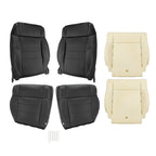 6pcs Seat Cover Set + Foam for Jeep Wrangler (2007–2012) Black