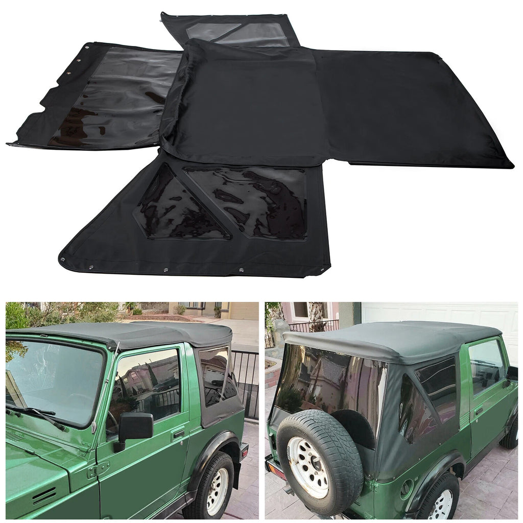 Replacement Soft Top for Suzuki Samurai (1986–1994) with Zip Out Tinted Windows