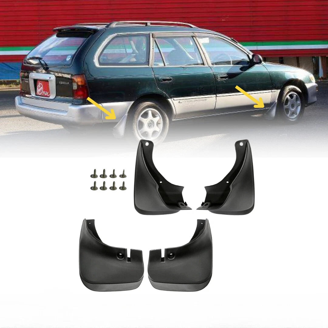 Mud Flaps Splash Guard Set of 2 for Toyota Corolla E100 Wagon (1993–1997)