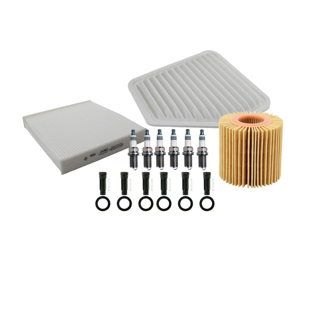 Tune Up Kit with 6 NGK Spark Plugs and Boots for Avalon ES350 Venza (2005–2020)