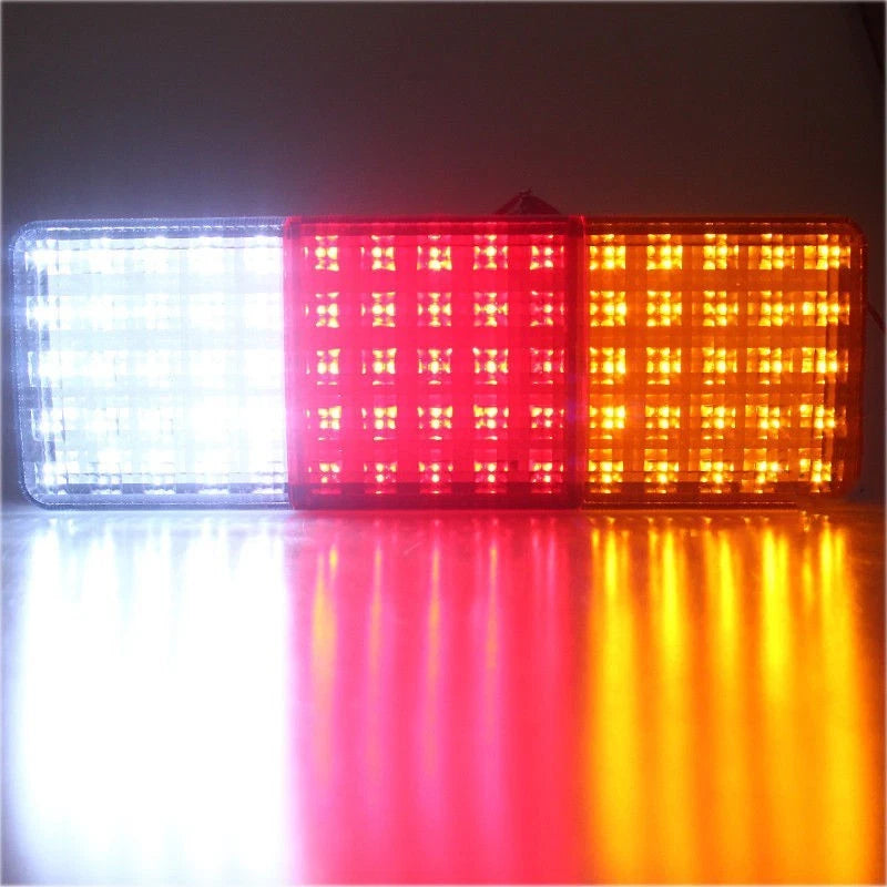 1X 12V 75 LED Tail Lights for Trailer Caravan Truck Boat