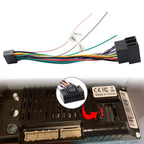 16 Pin ISO Wiring Harness Connector Adapter for Android Car Stereo (2010–2023)