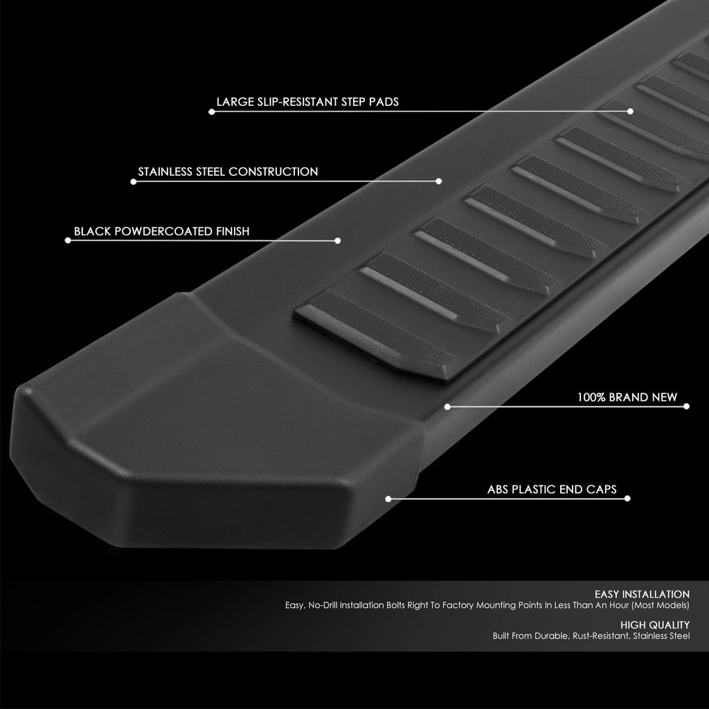 Set of 2 Running Boards for Ford F-150 Super Crew Cab (2022–2023)