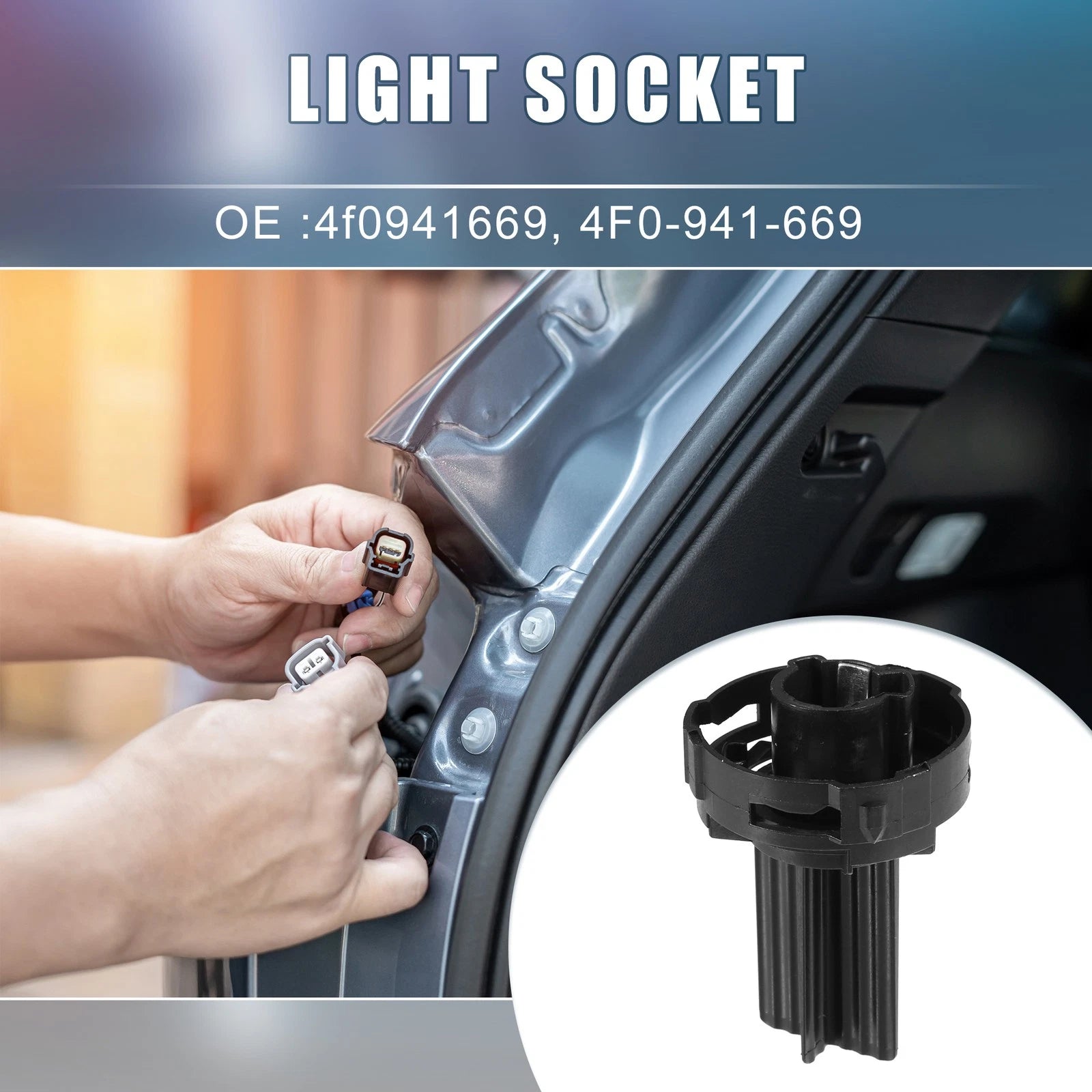 Daytime Running Light Socket 4F0941669 for VW Touareg (2007–2010)