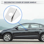 Front Left Door Handle Cover Lock Cap for Audi Q5 8R (2013–2017) No. 8T0837879 White