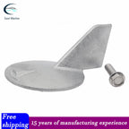 Zinc Trim Tab Anode for Yamaha Outboards (Counter Rotation) (6K1-45371-02-00)