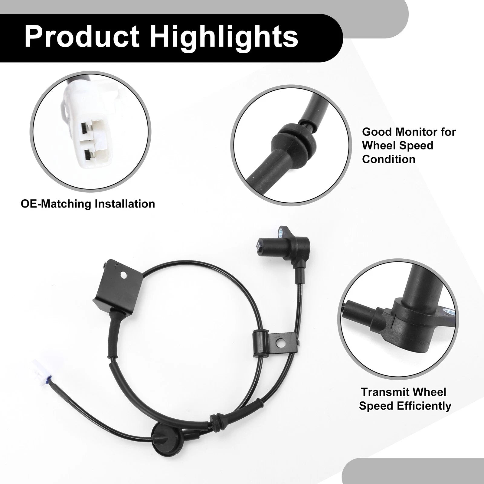 ABS Wheel Speed Sensor No. 95610-26000 for Hyundai Santa Fe (2013–2018)