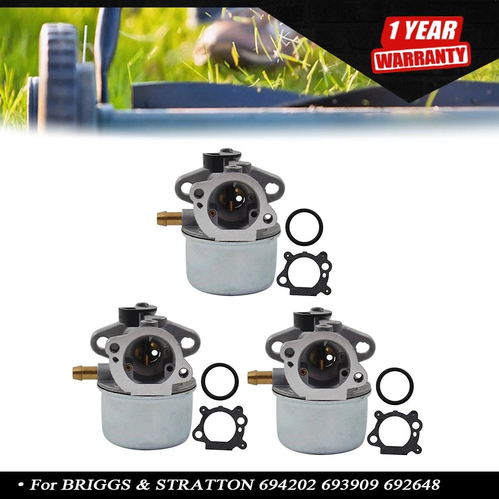 3X Carburetor for Briggs & Stratton (Various Models)